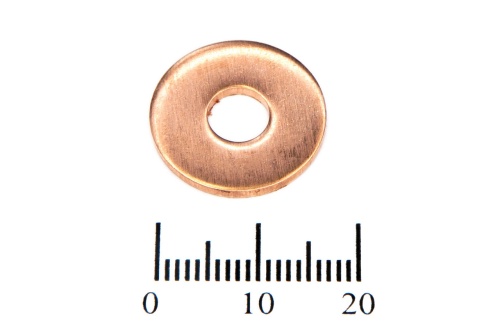 Шайба медная 6х18х1.5
