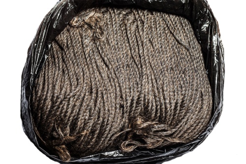 Каболка водопроводная ф 6 мм, пакет+сетка 20 кг