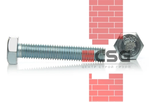 Болт с полной резьбой 8x25 оцинк. ГОСТ 7798-70 (25кг)