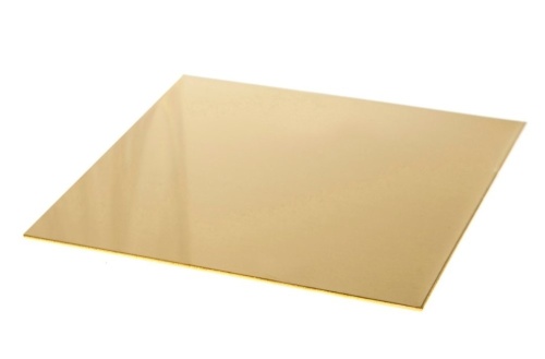 Лист латунный 18х600х1500 горячекатаный, марка ЛС59-1