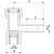 Головная часть седелки с фрезой Georg Fischer d63x63* SDR11