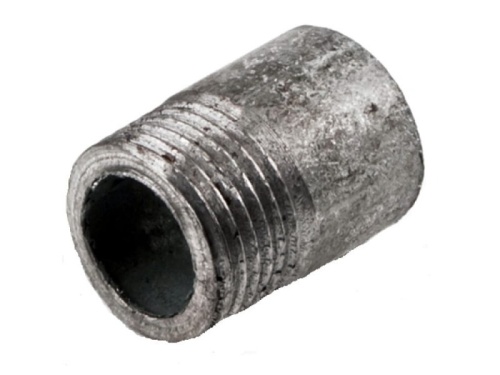 Резьба стальная оцинк Ду32 L=38мм из труб по ГОСТ 3262-75 арт.1211760