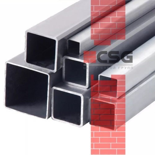 Трубы квадратные оцинкованные 20х1.2, длина 6 м, стенка 1.2